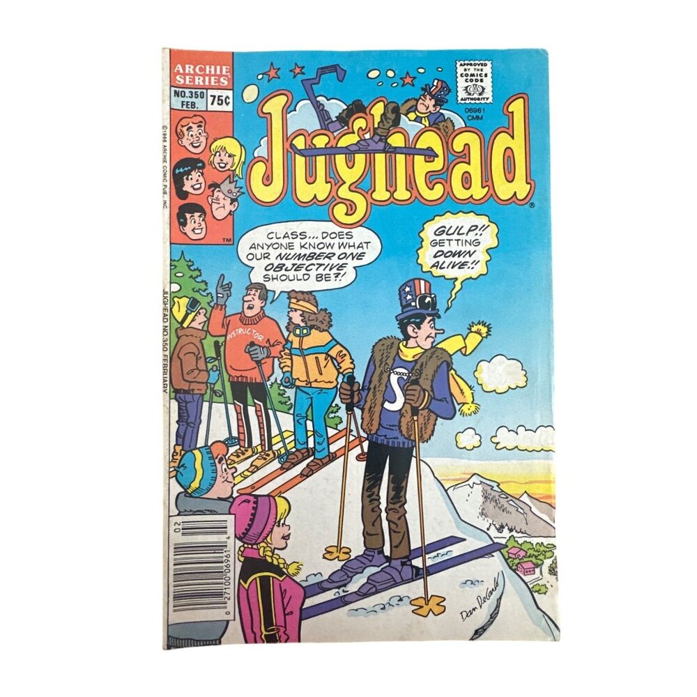 Archie Series Jughead Comic Issue #350 February 1987 Bagged Boarded